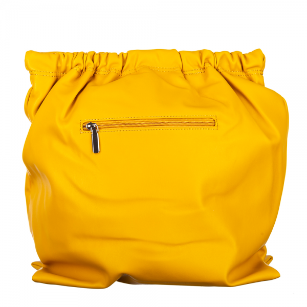 Γυναικεία τσάντα Zarma κίτρινη, 5 - Kalapod.gr